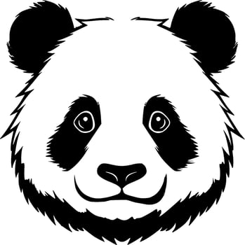 Panda - High Quality Vector Logo - Vector illustration ideal for T-shirt graphic