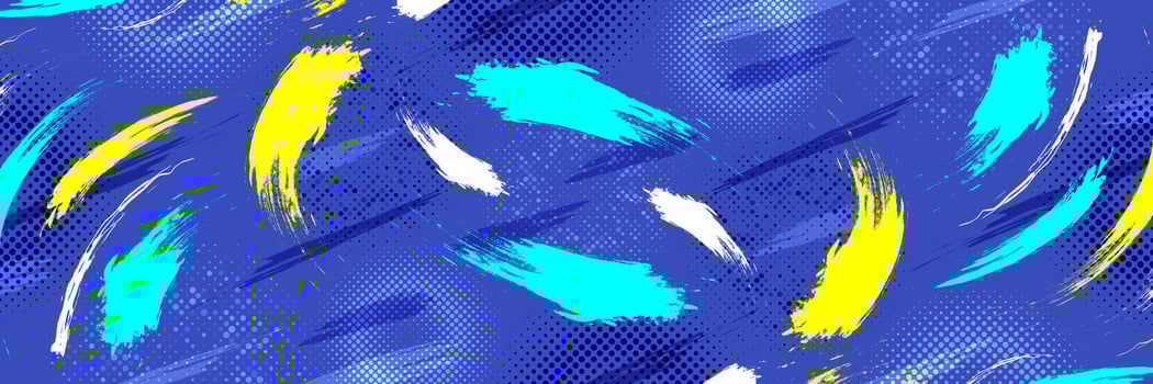 Abstract Brush Background with Sporty Style and Halftone Effect. Brush Stroke Illustration for Banner, Poster, or Sports Background. Scratch and Texture Elements For Design vector