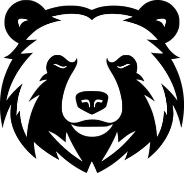 Bear, Minimalist and Simple Silhouette - Vector illustration