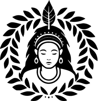 Boho - Minimalist and Flat Logo - Vector illustration