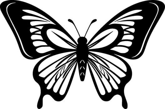 Butterfly - Minimalist and Flat Logo - Vector illustration