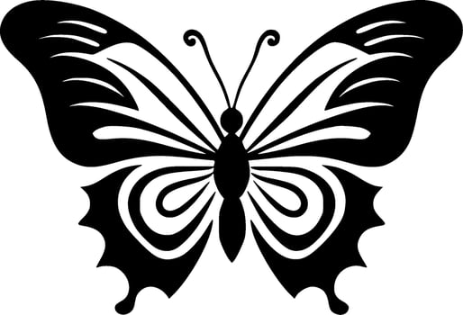 Butterfly - Minimalist and Flat Logo - Vector illustration