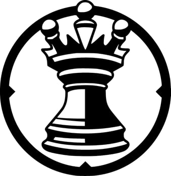 Chess, Minimalist and Simple Silhouette - Vector illustration