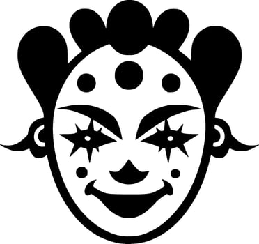 Clown - High Quality Vector Logo - Vector illustration ideal for T-shirt graphic
