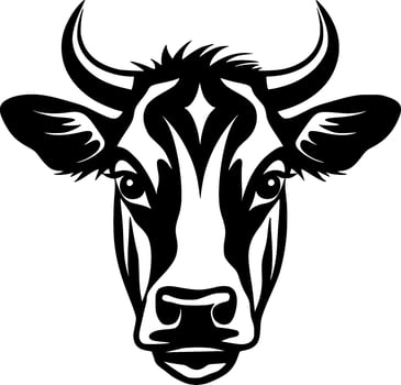 Cow - High Quality Vector Logo - Vector illustration ideal for T-shirt graphic