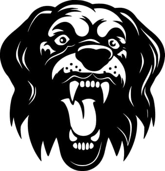 Dog - High Quality Vector Logo - Vector illustration ideal for T-shirt graphic