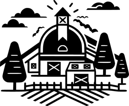 Farm - High Quality Vector Logo - Vector illustration ideal for T-shirt graphic
