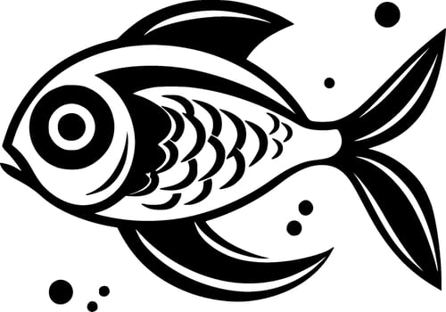 Fish - High Quality Vector Logo - Vector illustration ideal for T-shirt graphic