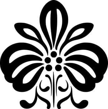 Flower - Minimalist and Flat Logo - Vector illustration
