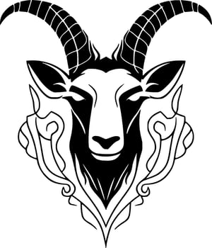 Goat - High Quality Vector Logo - Vector illustration ideal for T-shirt graphic