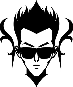 Gothic, Minimalist and Simple Silhouette - Vector illustration