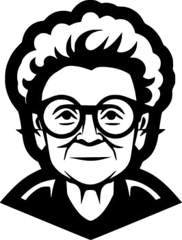 Grandma - High Quality Vector Logo - Vector illustration ideal for T-shirt graphic