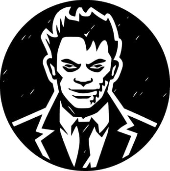 Horror, Minimalist and Simple Silhouette - Vector illustration
