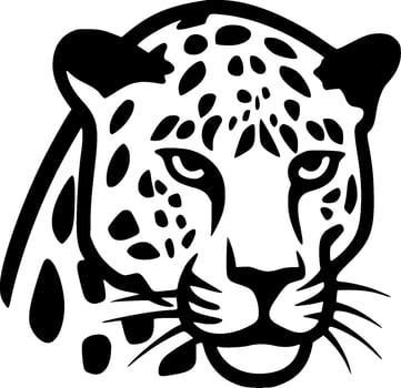 Leopard - Minimalist and Flat Logo - Vector illustration
