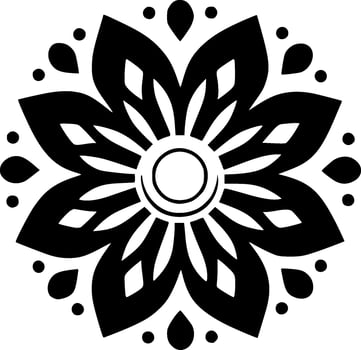 Mandala - High Quality Vector Logo - Vector illustration ideal for T-shirt graphic