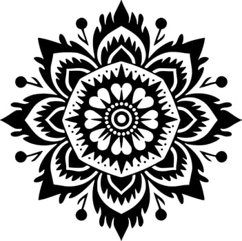 Mandala - High Quality Vector Logo - Vector illustration ideal for T-shirt graphic