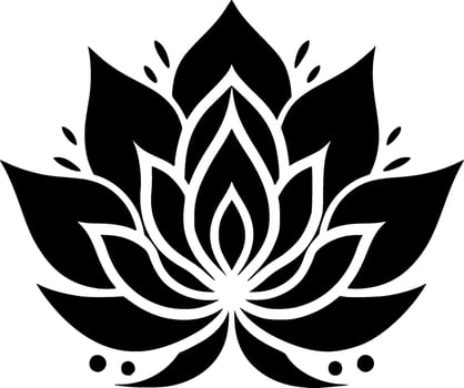 Mandala, Minimalist and Simple Silhouette - Vector illustration