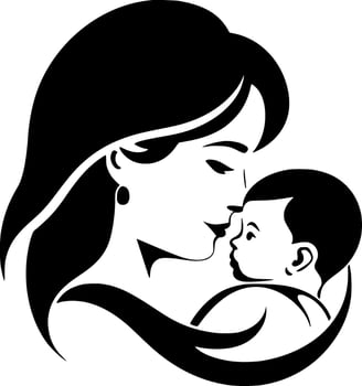 Mom - High Quality Vector Logo - Vector illustration ideal for T-shirt graphic