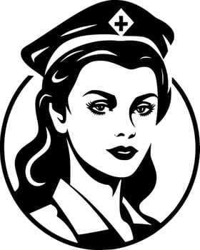 Nurse - High Quality Vector Logo - Vector illustration ideal for T-shirt graphic