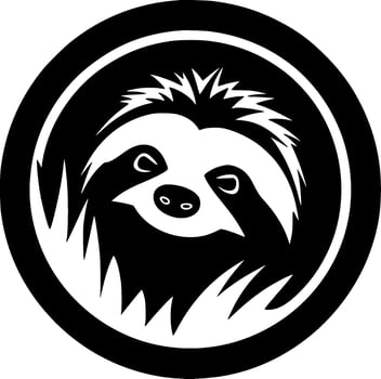Sloth - High Quality Vector Logo - Vector illustration ideal for T-shirt graphic