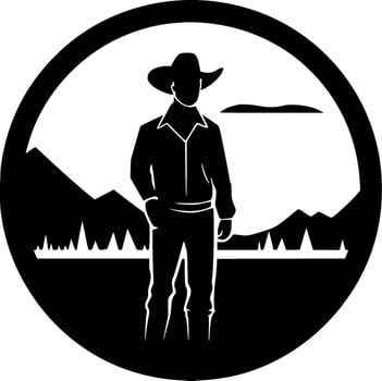 Western - High Quality Vector Logo - Vector illustration ideal for T-shirt graphic