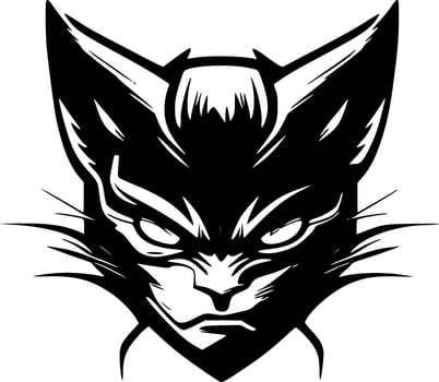 Wildcat - Minimalist and Flat Logo - Vector illustration