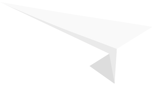 White paper plane. png