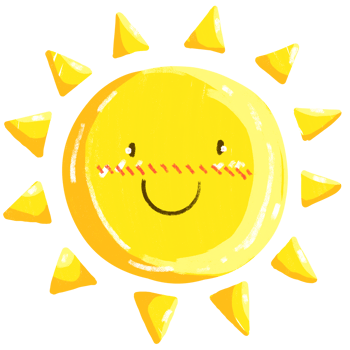 The shiny sun. png