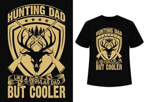 Hunting t-shirt design vector