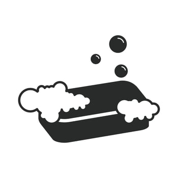 Soap icon graphic vector design illustration