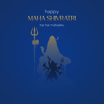 Vector. happy maha shivratri hindu .festival social media post Traditional Hindu Festival Poster Banner Design Template Vector Illustration