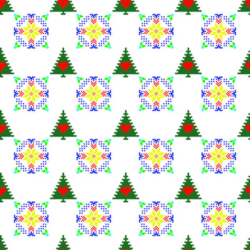 Christmas  seamless pattern, Love concept. Design for wrapping paper, fabric  pattern, background, card, coupons, banner, for decorated the Merry Christmas and Happy New Year. vector