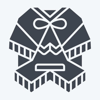 Icon Poncho. related to Argentina symbol. glyph style. simple design editable. simple illustration vector