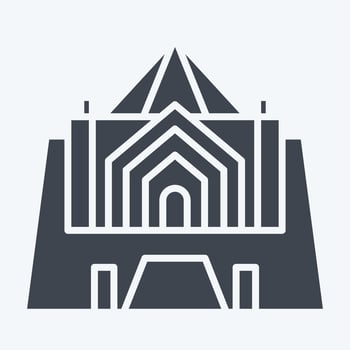 Icon Recoleta Argentia. related to Argentina symbol. glyph style. simple design editable. simple illustration vector