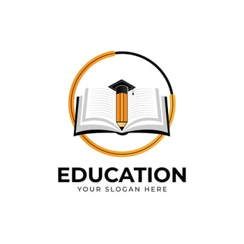 Education logo design vector template