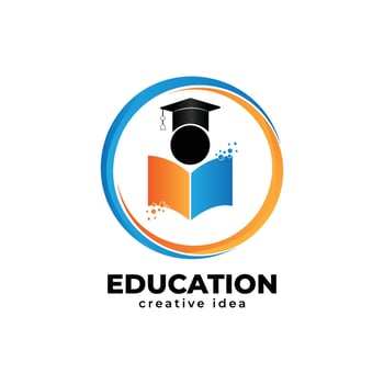 education logo design vector template