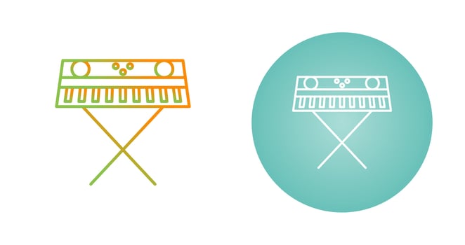 Piano Vector Icon