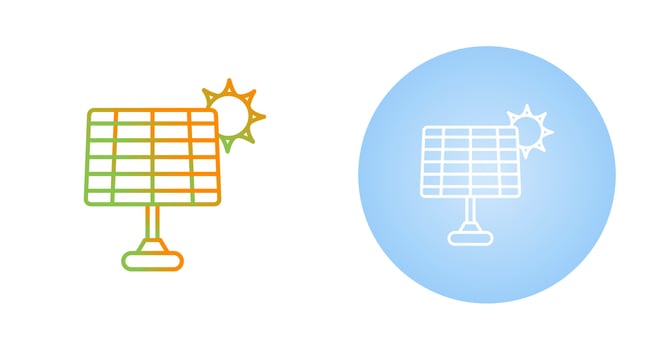 Solar Panel Vector Icon