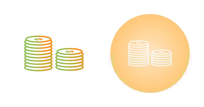Stack of Coins Vector Icon