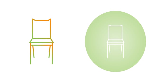 Bedroom Chair Vector Icon