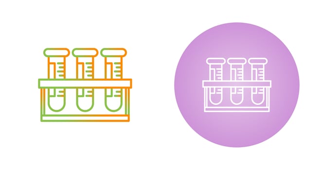 Test Tubes Vector Icon
