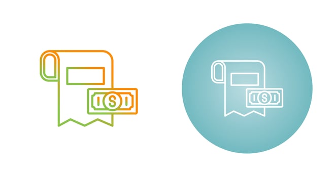 Bills Vector Icon