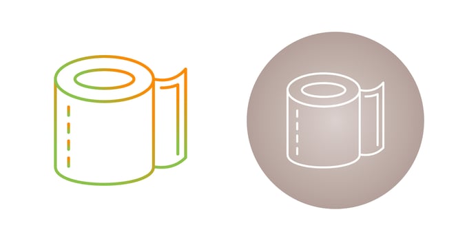 Toilet Paper Vector Icon