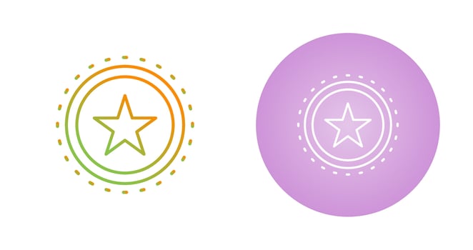 Sticker Vector Icon