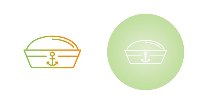 Sailor Hat Vector Icon