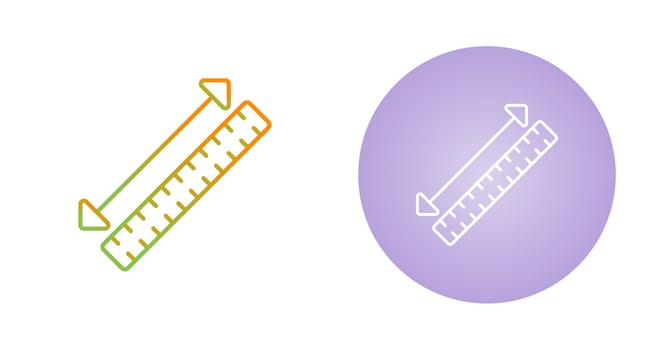 Measuring Tape Vector Icon