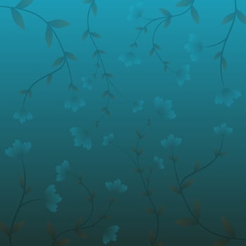 flower background illustration, decoration background vector