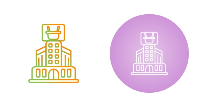 Shopping Mall Vector Icon