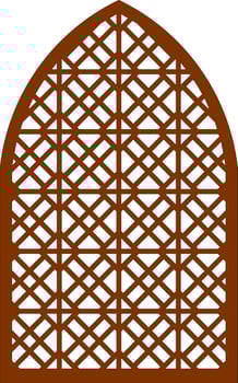 Simple Vector Pattern for Laser Cutting, Decoration, and Ornament. Metal design, wood carving, vector