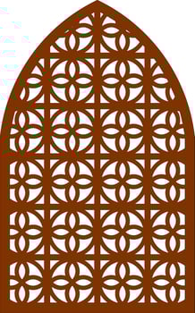 Simple Vector Pattern for Laser Cutting, Decoration, and Ornament. Metal design, wood carving, vector